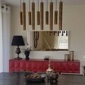 Oglinda decorativa NSTLA309y, Neostill, 62 x 130 cm, bronz