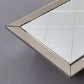 Oglinda decorativa, Neostill, A330D, 65 x 130 x 2.2 cm, mdf, argintiu