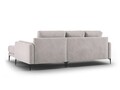 Coltar dreapta, Orrino, Mazzini Sofas, 4 locuri, 242x164x82 cm, catifea, argintiu
