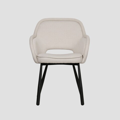 Scaun Campea, Homla, 62x61x84 cm, metal/poliester, bej