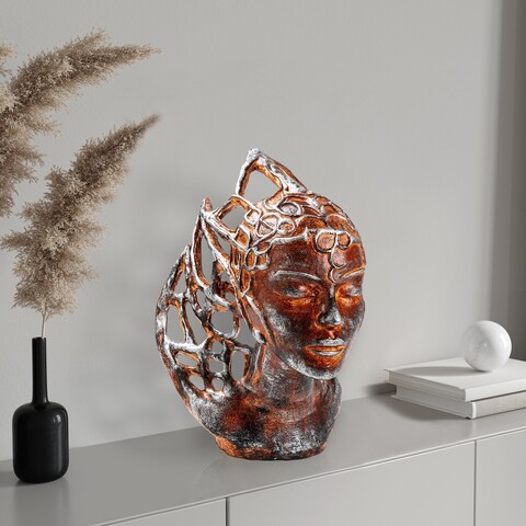 Decoratiune, Taygete, 24x36x32 cm, Poliester, Multicolor