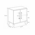 Noptiera, Hanah Home, Lumen, 51.5x57.6x32.2 cm, Maro