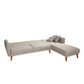 Coltar, Unique Design, 867UNQ1411, Lemn de carpen, Crem