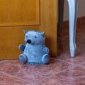 Opritor de usa Hedgehog, Creaciones Meng, 12x22 cm, poliester/bumbac/nisip