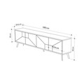 Comoda TV, Decortie, Dune, 180x50x29.6 cm, Stejar