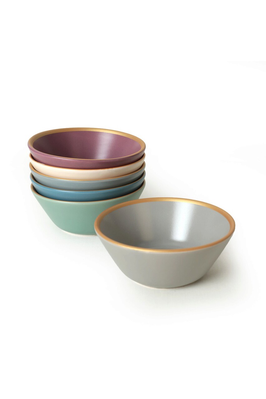 Set boluri, Keramika, 275KRM1912, Ceramica , Nu absoarbe apa, Multicolor - 1 | YEO