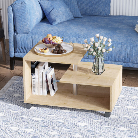 Masuta de cafea, Elegance, Karanfil, 80x40x52 cm, Maro Elegance