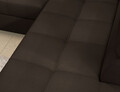 Coltar extensibil dreapta 4 locuri ELTAP, ERI-07, Eridano, 275x202x88 cm, lemn/poliester, maro inchis