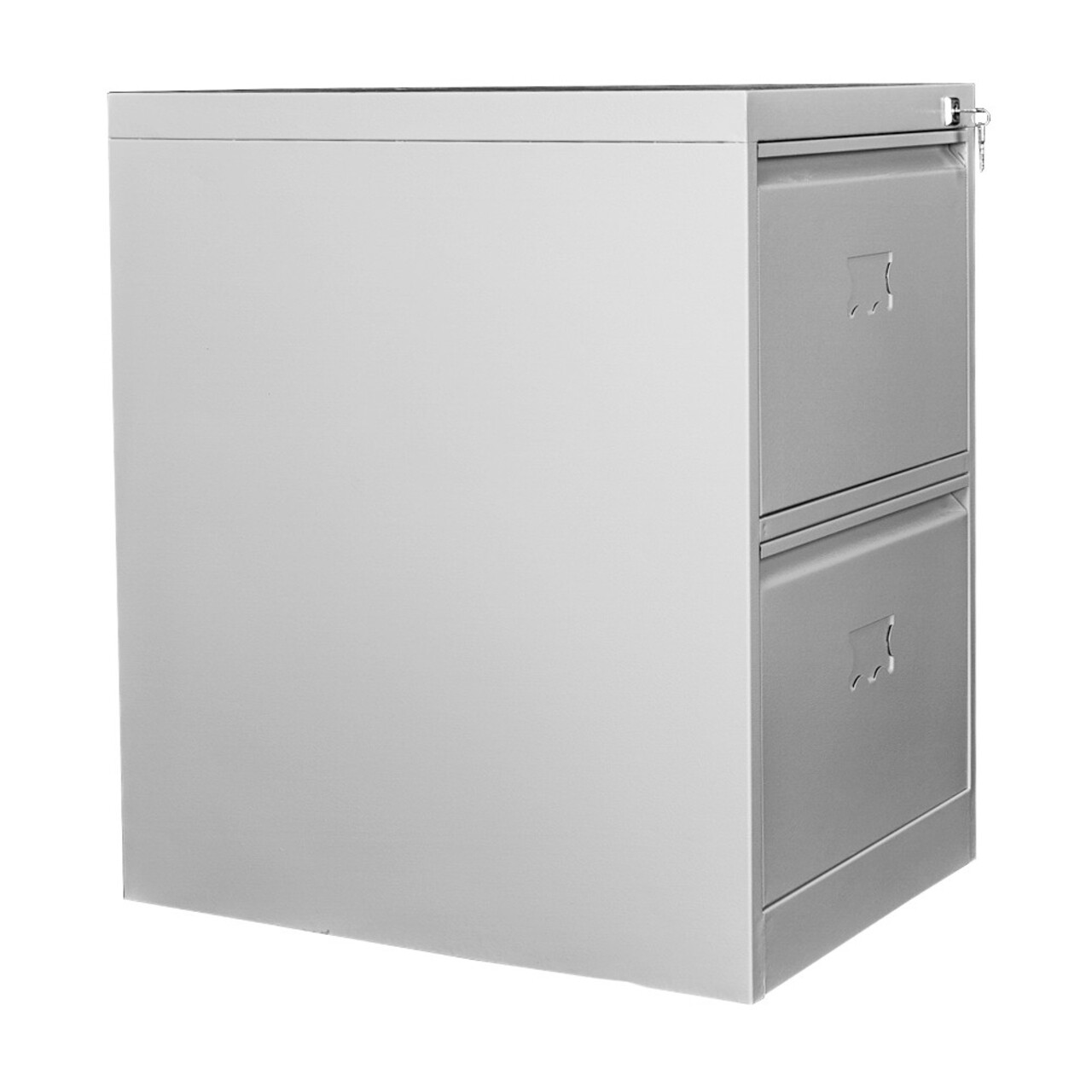Dulap de depozitare cu incuietoare, Shelvoria, Js1020, 47x71x62 cm, Otel, Gri deschis
