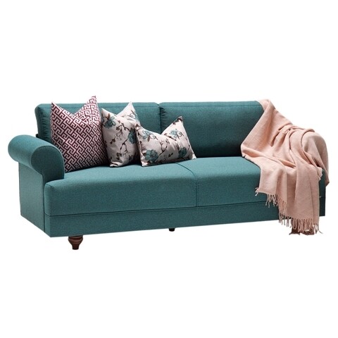 Canapea Samara, Balcab Home, 3 locuri, 210x80x85 cm, turcoaz Balcab Home