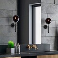 Aplica de perete, Fulgor, 942FLG1311, Metal, Negru