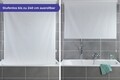 Perdea de dus tip rola, Wenko, Roller, 132  x 240 cm x 5 cm, aluminiu/polietilena, alb