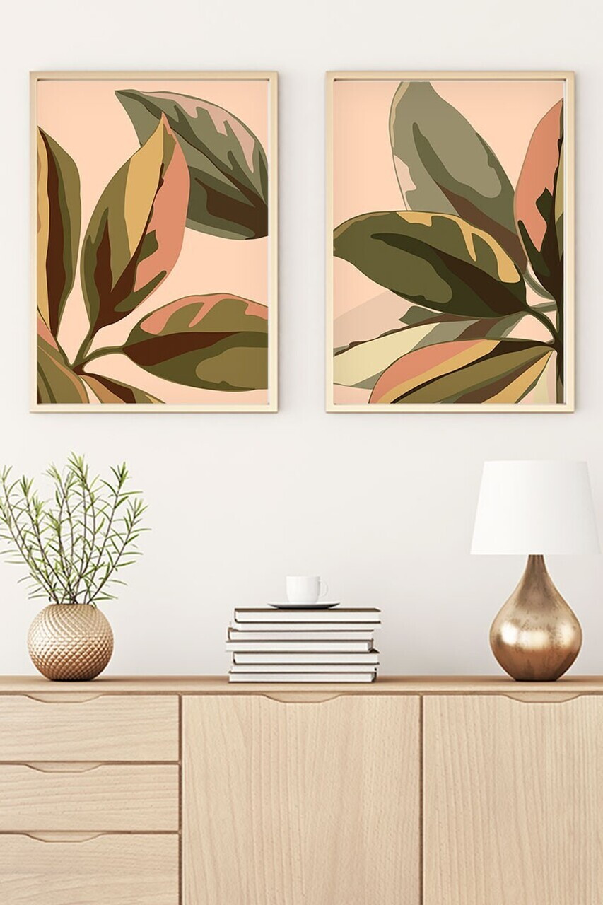 Tablou decorativ, Huhu23, Lemn masiv, Multicolor — imaginea 2