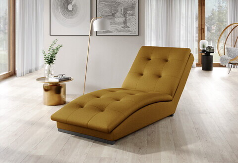 Sezlong living ELTAP, DOR-45LO, Doro, 170x85x95 cm, poliester, mustar