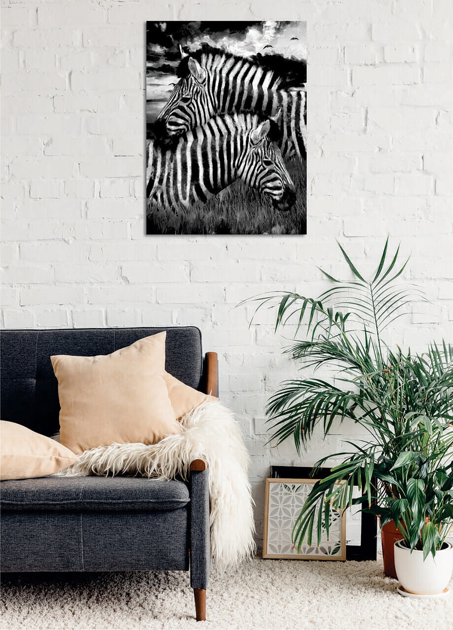 Tablou decorativ, DC374, 60% bumbac/40% poliester, Rama de lemn, Multicolor