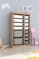 Dulap multifunctional, Estella, Montana Xs 2D4N8U, Sonomo Alb / Gri
