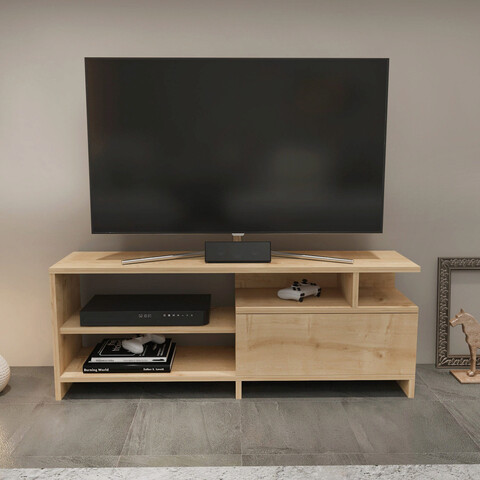 Comoda tv, retricy, pulaski, 120x29.9x45.6 cm, pal, stejar