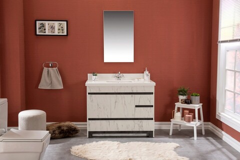 Set mobilier de baie (2 piese), jussara, edisto 42, alb negru