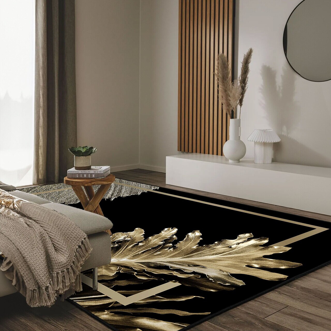 Covor Hmnt886 80x200 cm Poliester Multicolor