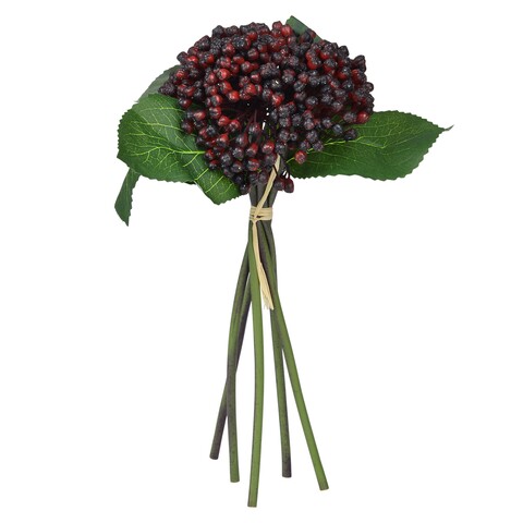 Buchet fructe artificiale, berry, 19 x 27 cm, plastic/poliester, multicolor