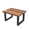 Masuta de cafea, Locelso, MN02, 80x43x60 cm, Nuc / Antracit