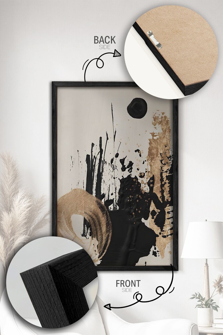 Set 3 tablouri decorative, Ersy3Syhcrv72, MDF, Multicolor - view 5