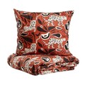 Lenjerie de pat dubla Tigro, Homla, 3 piese, 160x200 cm, bumbac, multicolor