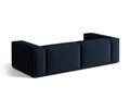 Canapea 4 locuri, Nuria-88, Micadoni Home, 250x110x72 cm, catifea, albastru inchis