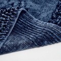 Set covorase de baie 2 piese, Alanur Home, COTTONKT000422, Bumbac, Albastru inchis