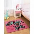 Covor Kiddy Play Butterfly Pink 90X90