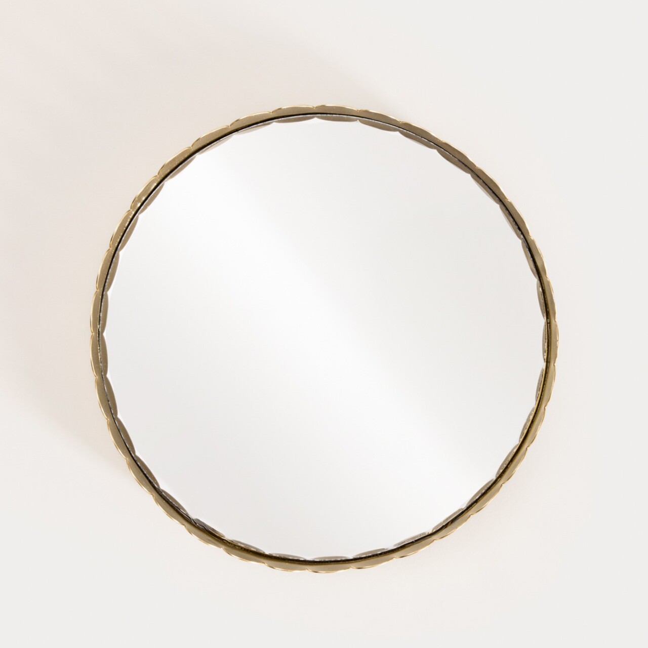 Tava decorativa Grazia, Homla, 31x4 cm, sticla/metal, auriu