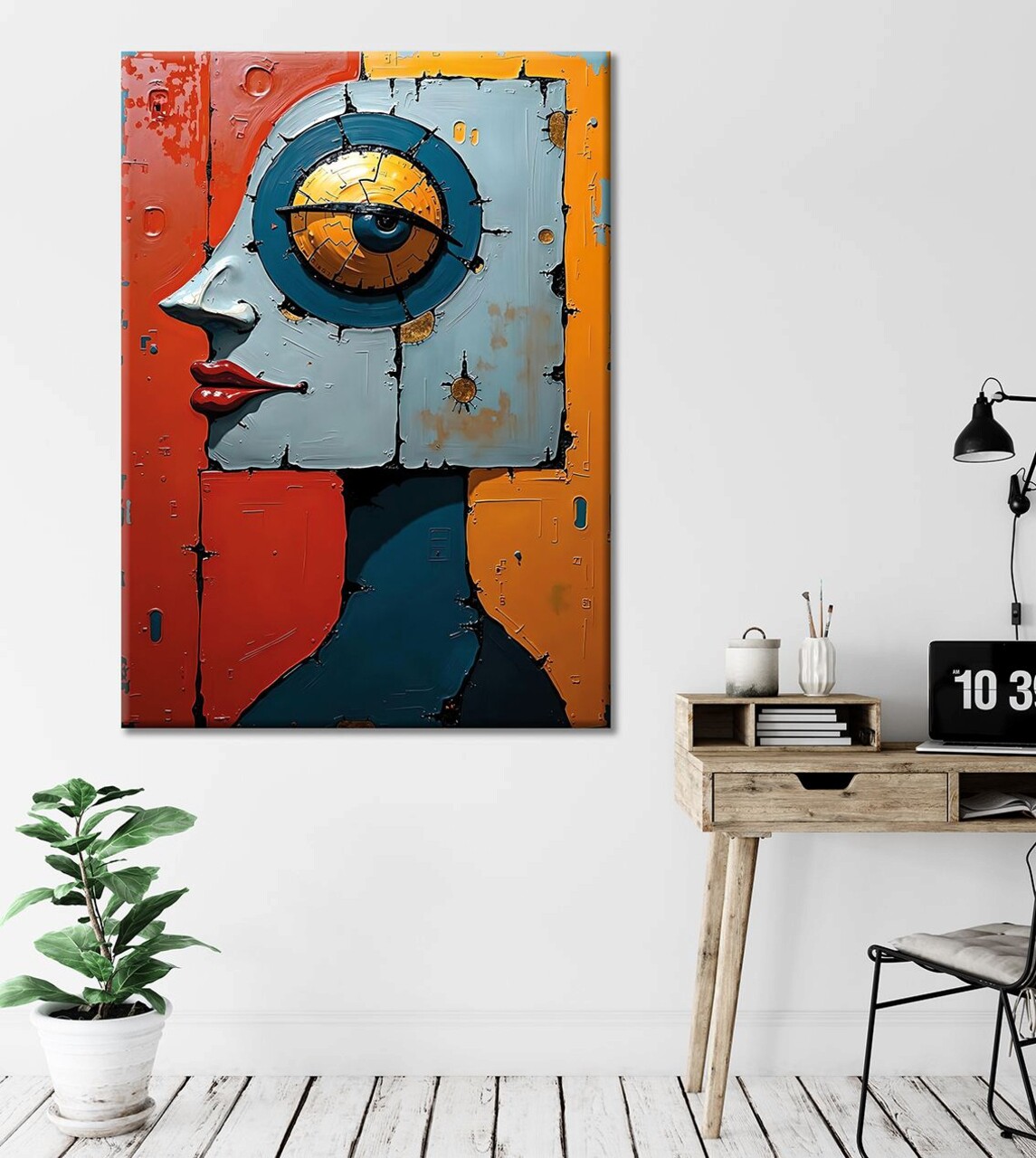 Tablou decorativ WY436 (70 x 100) Canvas imprimat Multicolor