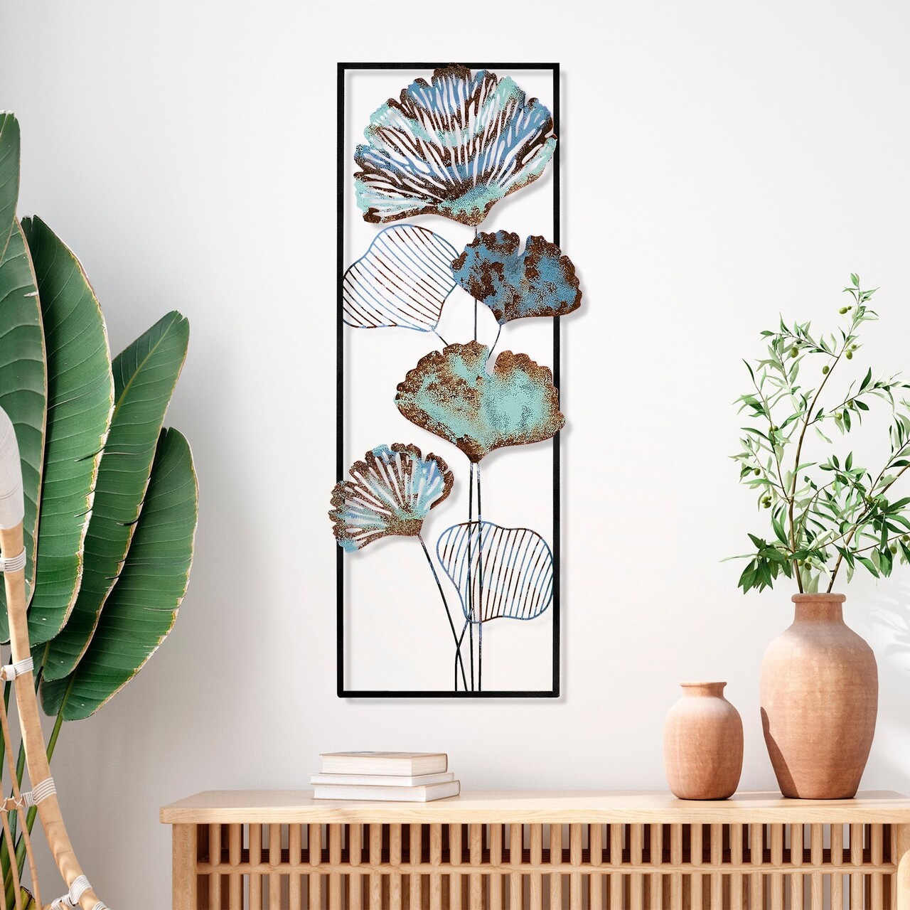 Decoratiune de perete, Fig 3, Dimensiuni: 32 x 90 x 4 cm, Multicolor - view 2