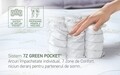 Saltea Aloe Vera Memory Pocket 7 zone, Husa Aloe Vera, Super Ortopedica, Anatomica, 160x190x19 cm