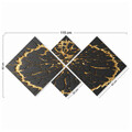 Set 4 tablouri decorative, 4MDF700841719, MDF, Imprimat UV, Multicolor