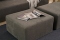 Canapea extensibilă cu 2 locuri, Balcab Home, 825BLC5402, Material: 100% ȘENILĂ, Antracit