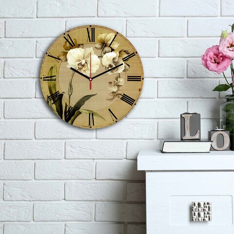 Ceas de perete, 3030ms-068, mdf, ø30 cm, multicolor