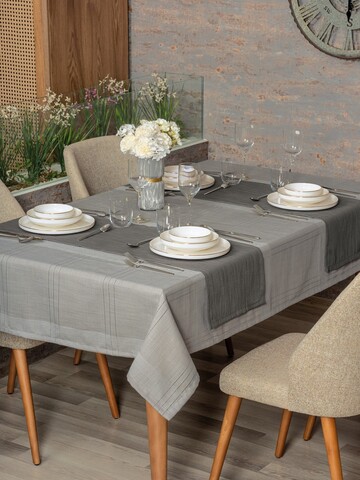 Set fete de masa 2 piese, Jasmine 160 - Grey, Cotton Box, Poliester