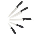 Set 6 cutite + suport Skat, Homla, inox, negru