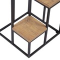 Decorative Jardiniere, Puqa Design, Jason, 34x39x65 cm, PAL, Pin Atlantic / Negru