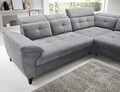 Coltar extensibil dreapta 5 locuri ELTAP, RT-04REL, Inferne, 297x210x107 cm, lemn/poliester, gri