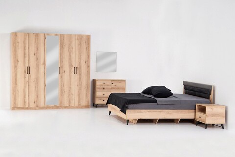 Set mobilier dormitor, Glenevis, Mabel 205, Nuc Glenevis