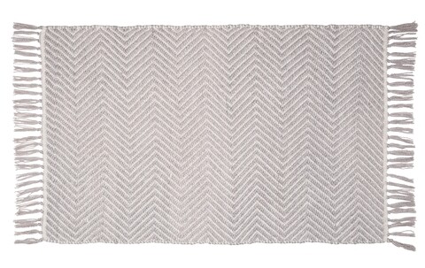 Covoras de baie, wenko, gata, 50 x 80 cm, poliester, gri