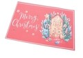 Suport pentru farfurie Merry Christmas, Mercury, 30x45 cm, pvc, rosu