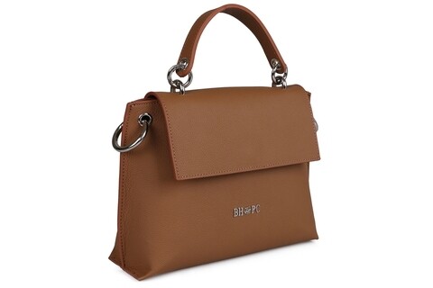 Geanta Beverly Hills Polo Club, 121, piele naturala, maro