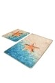 Set 2 covorase de baie Stella, Chilai, 50x60 cm/60x100 cm, multicolor