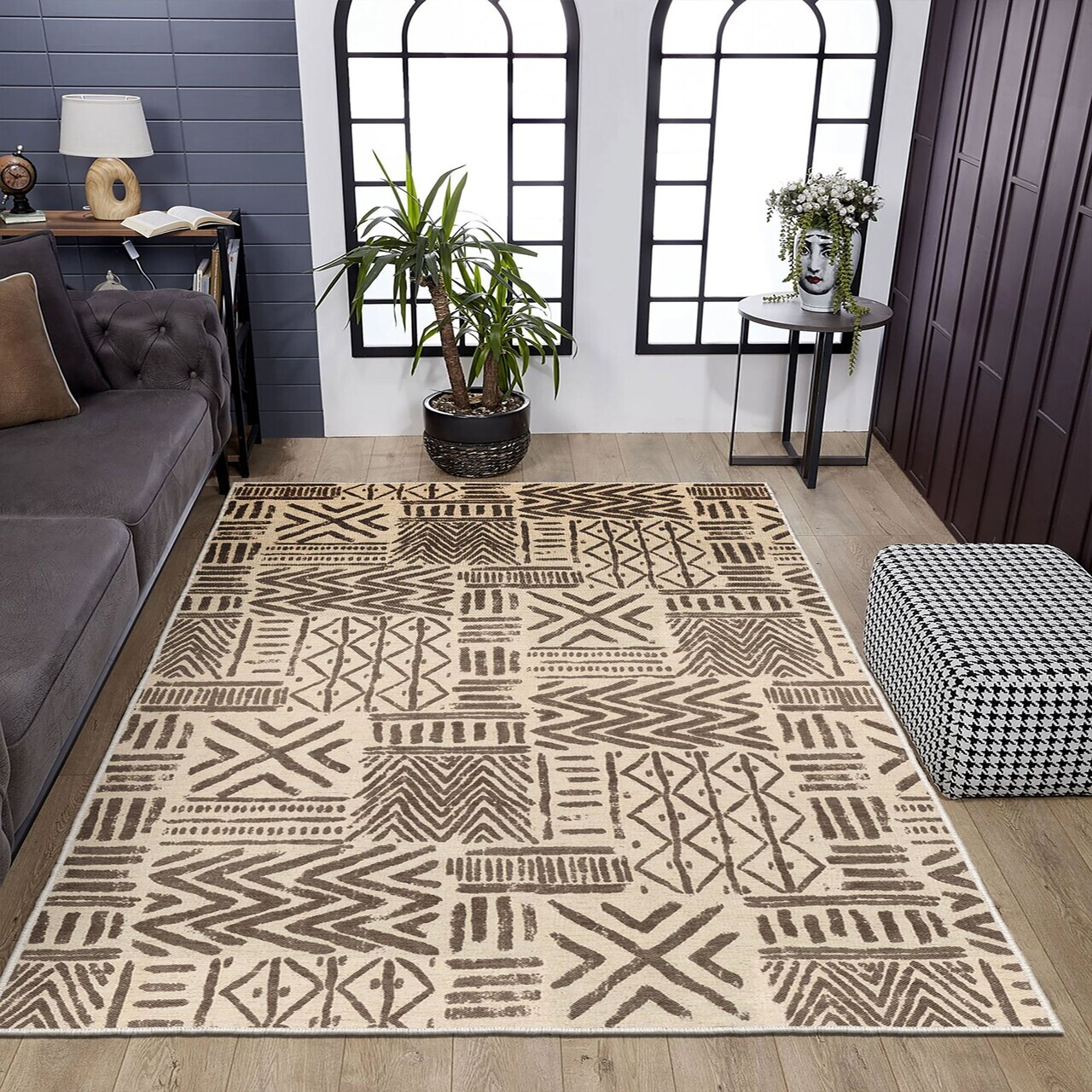 Covor, Infkece09, 160x230 cm, Maro — imaginea 4