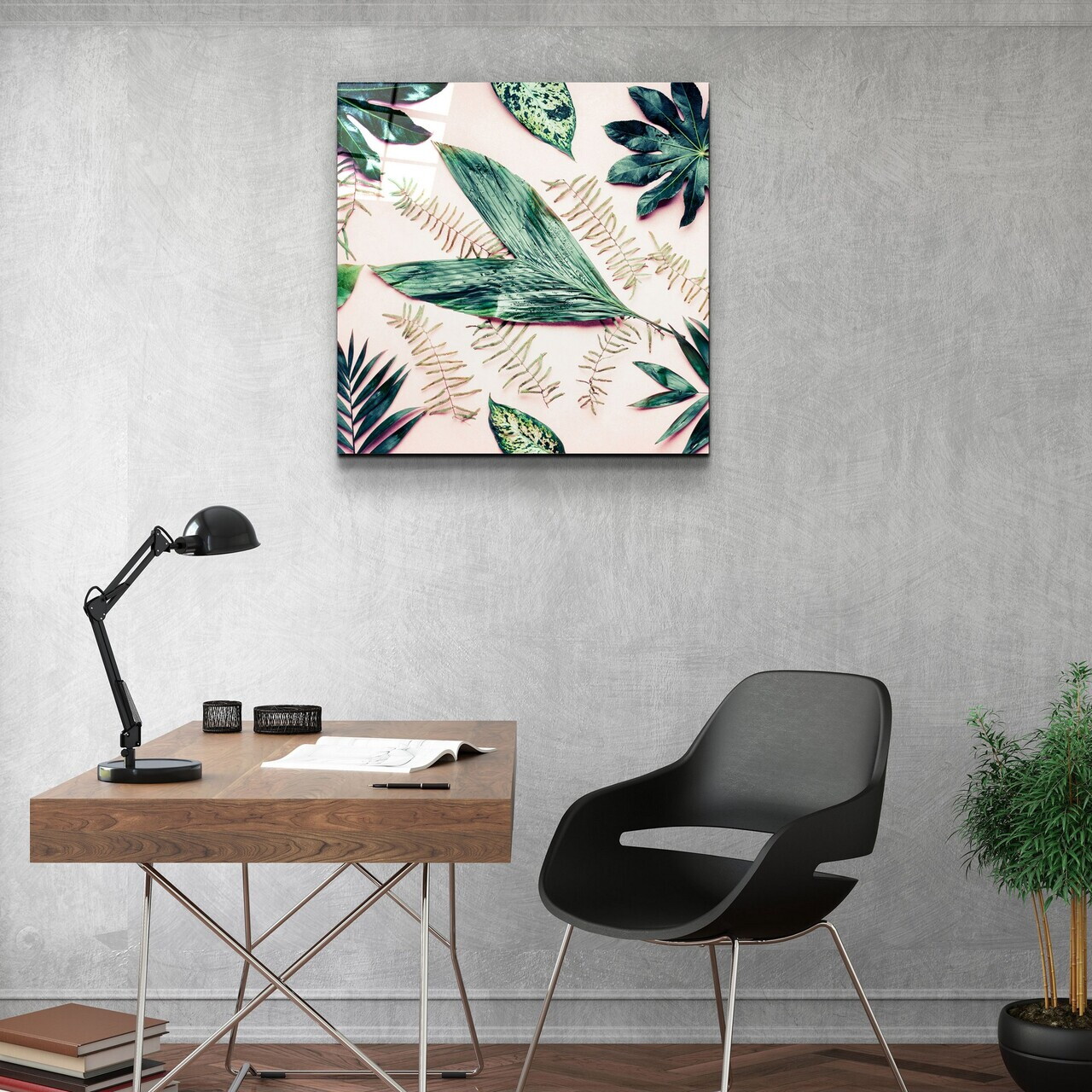 Tablou decorativ, Kgls_1101, Dimensiune: 80 x 80, Multicolor — imaginea 3