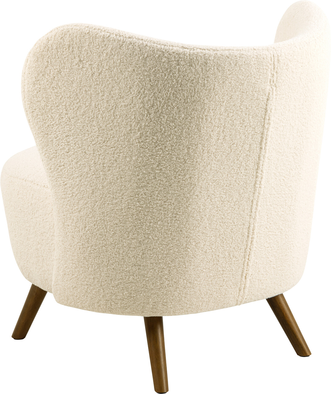 Fotoliu Crosby, Actona, 76x73x82 cm, plus teddy/lemn de cauciuc, crem - view 8