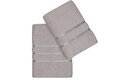 Set de prosoape, Hobby, Dolce, Microbumbac, Albastru deschis / Gri deschis